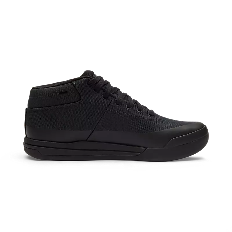 Fox Union Canvas Mid Flat Shoe - Black