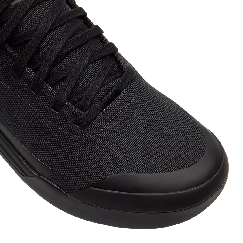 Fox Union Canvas Mid Flat Shoe - Black