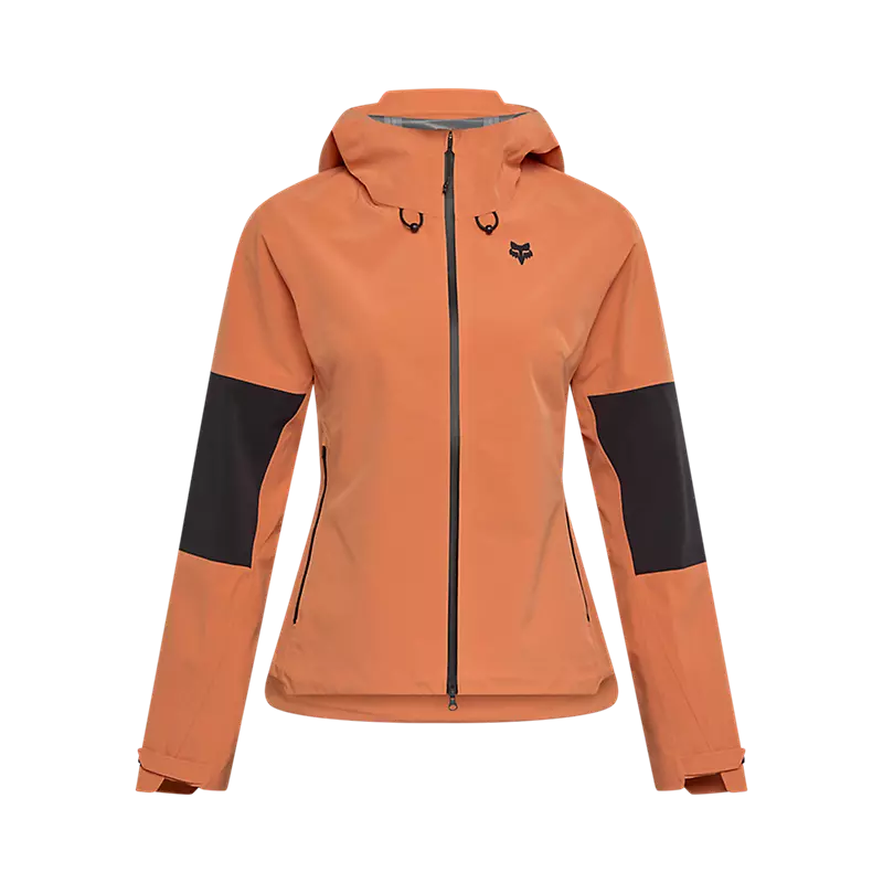 Fox Womens Defend 3-Layer Waterproof Jacket - Coral - BFS