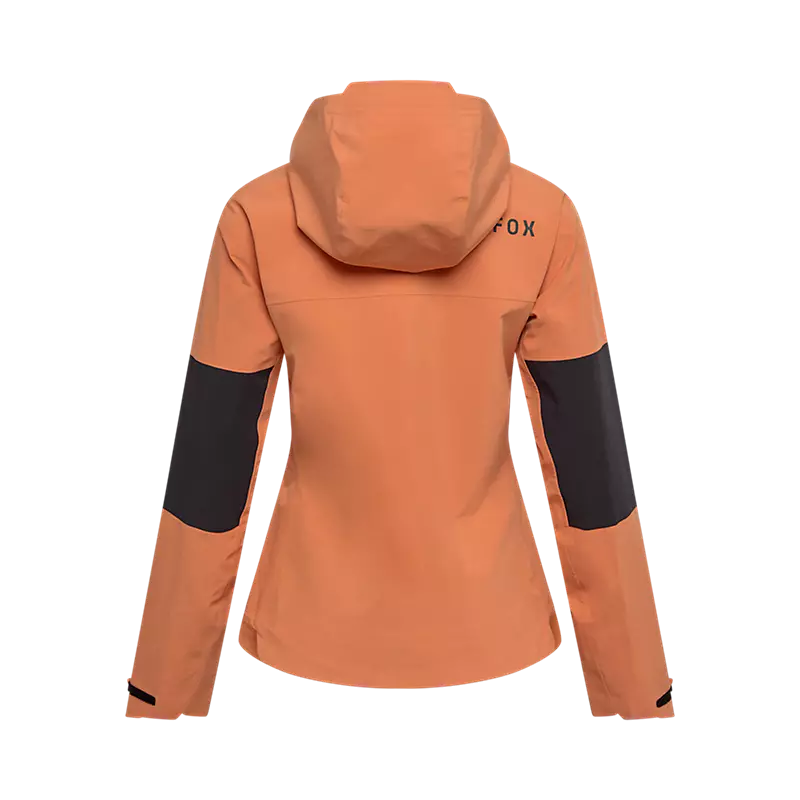 Fox Womens Defend 3-Layer Waterproof Jacket - Coral - BFS