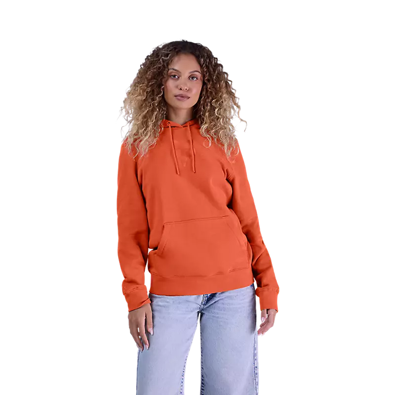 Fox Women Fox Head Pullover Hoodie - Coral - BFS