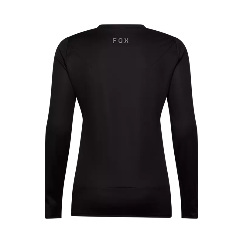 Fox Womens Ranger Fox Head Long Sleeve Jersey - Black - AW25