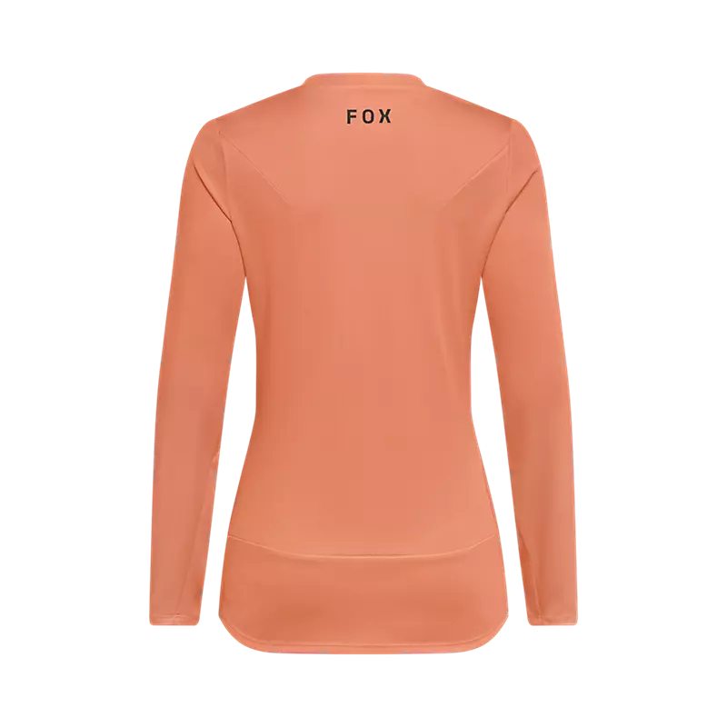 Fox Womens Ranger Fox Head Long Sleeve Jersey - Coral - AW25