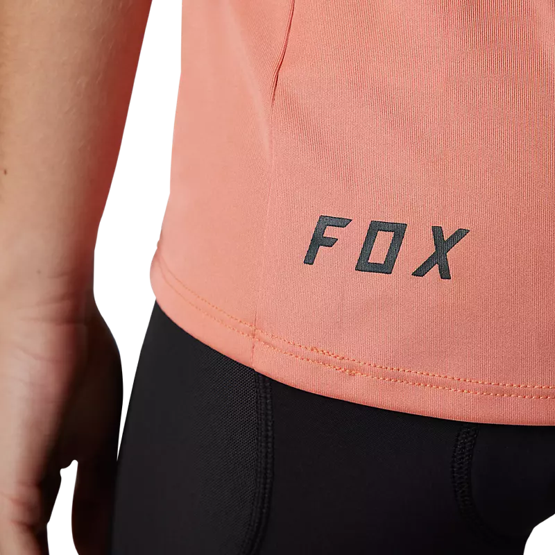 Fox Womens Ranger Fox Head Short Sleeve Jersey - Salmon Pink - SALE