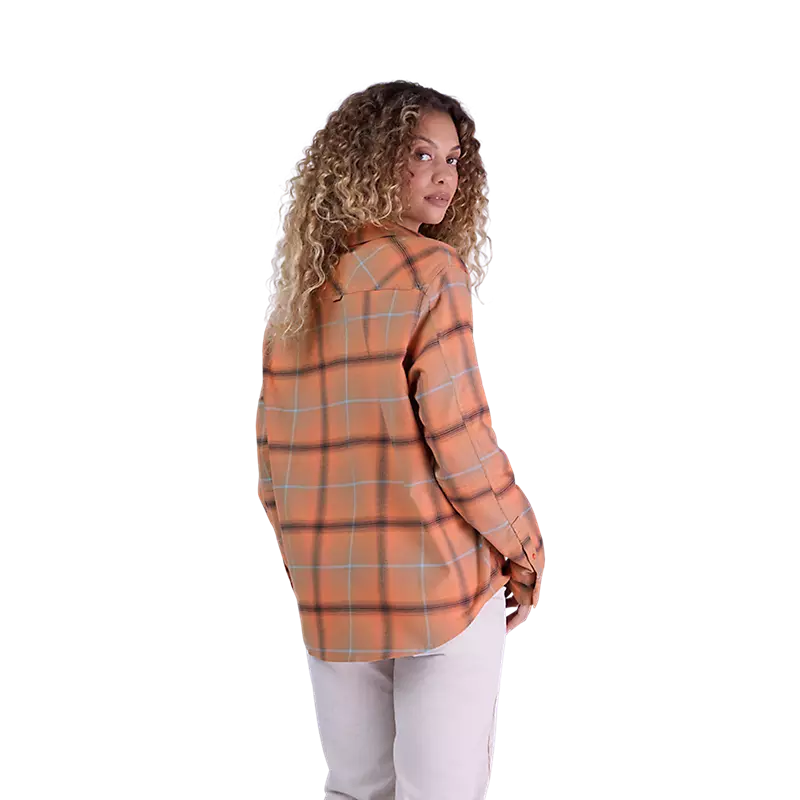 Fox Womens Survivalist Stretch Flannel - Coral - BFS