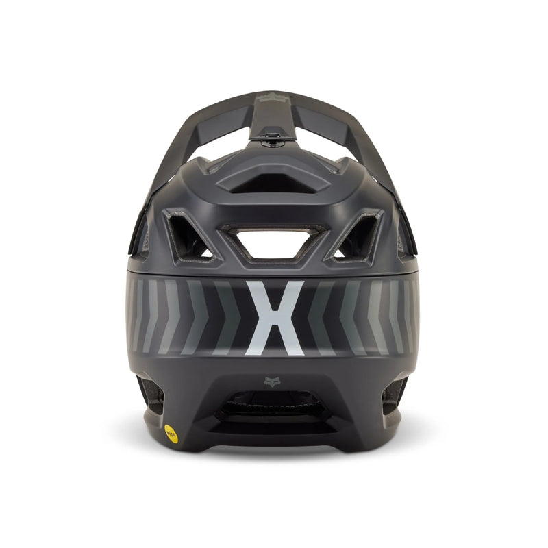 Fox Youth Proframe Full Face Helmet - Race Energy - Black - SALE