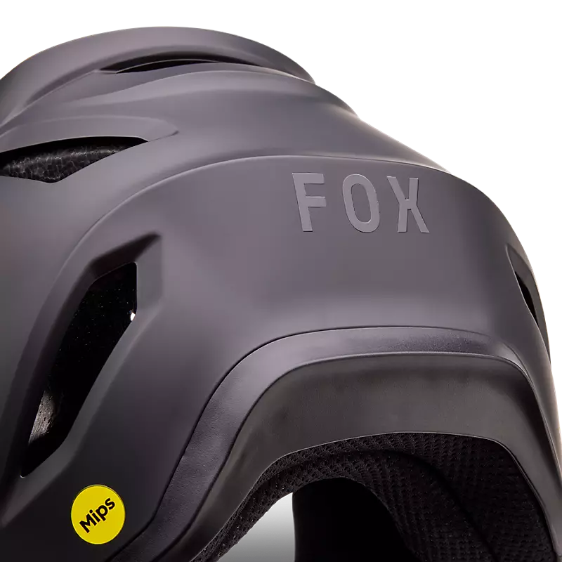 Fox Youth Rampage Full Face Helmet - Matte Black