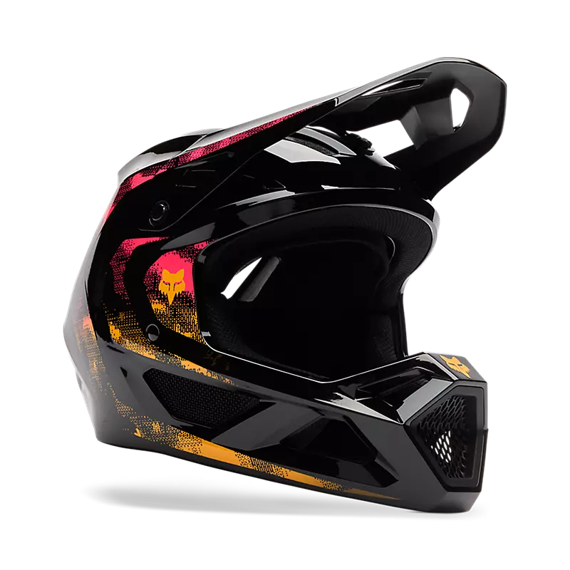 Fox Youth Rampage Kairos Full Face Helmet - Tangerine