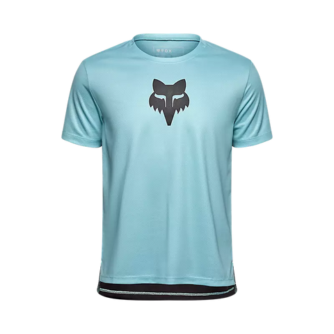 Fox Youth Ranger Fox Head Jersey - Vintage Wash Blue
