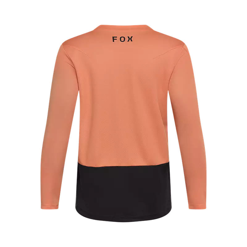 Fox Youth Ranger Fox Head Long Sleeve Jersey - Coral AW25