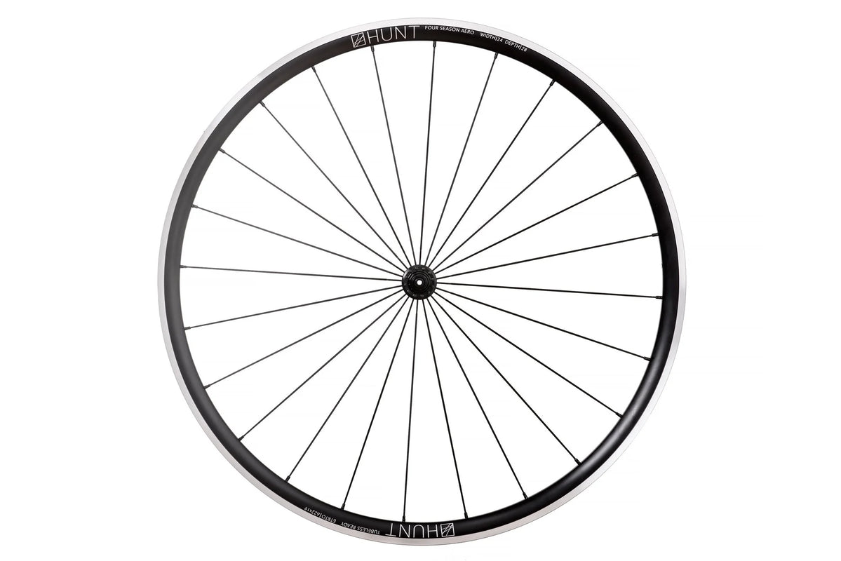 Hunt Wheelset - 4 Season Aero V2 Rim Brake - Shimano/Sram 8/9/10/11 Speed