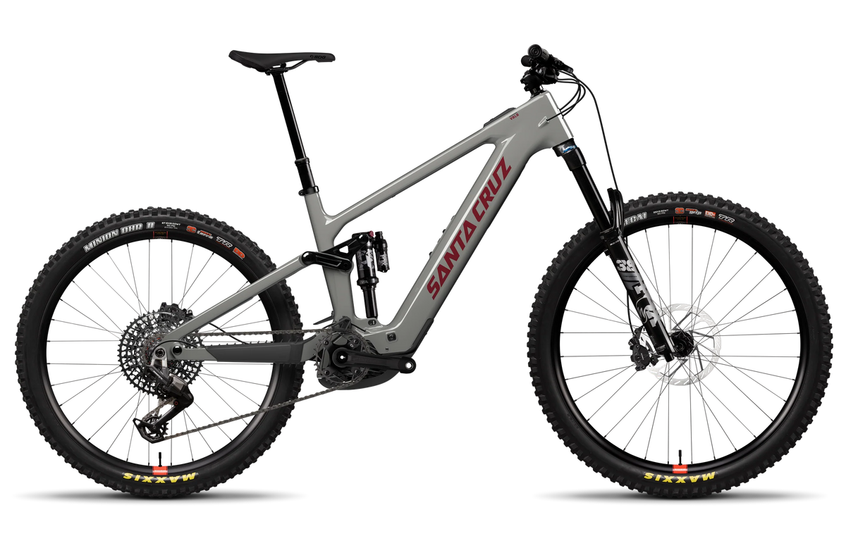 Santa Cruz Vala Electric Bike - 90 Build - Gloss Grey