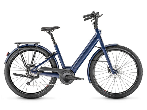 Moustache Lundi 27.1 Hybrid Electric Bike - Open Frame - Midnight Blue