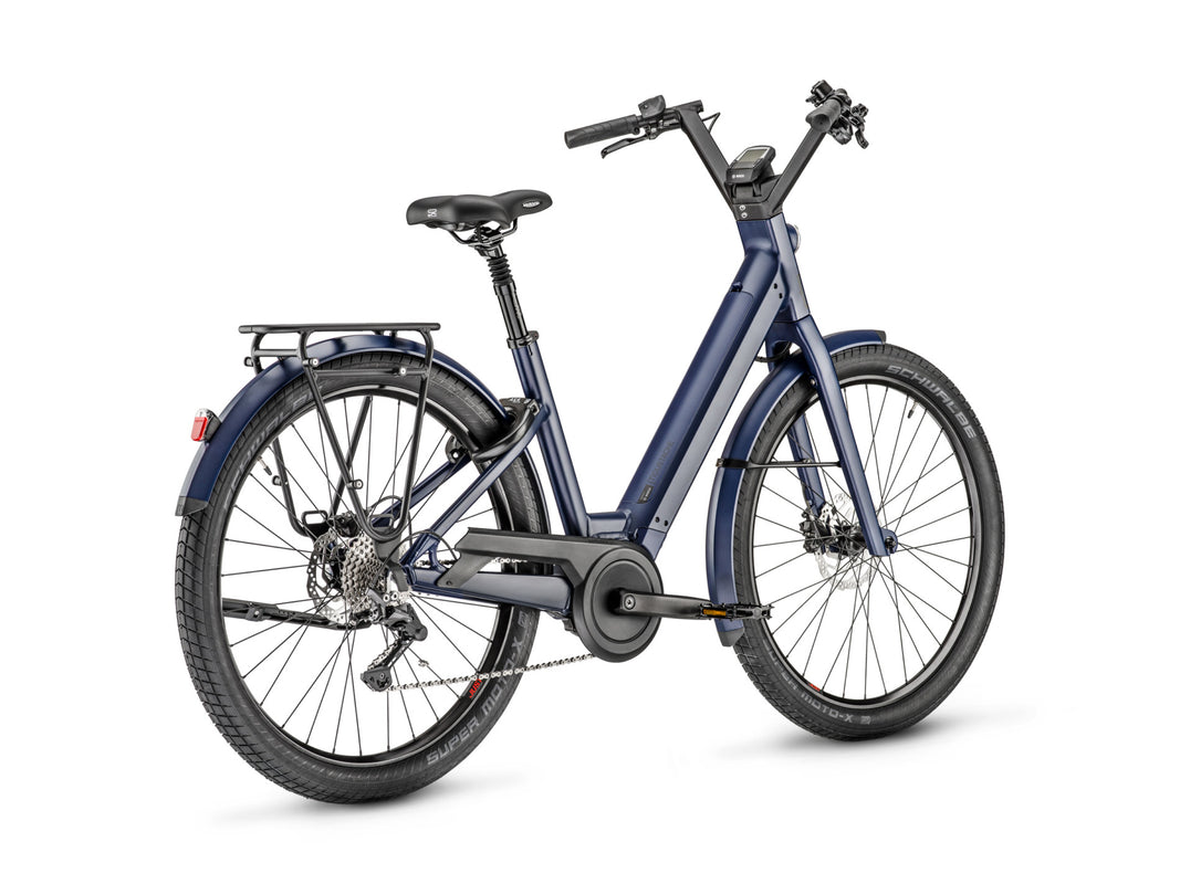 Moustache Lundi 27.1 Hybrid Electric Bike - Open Frame - Midnight Blue