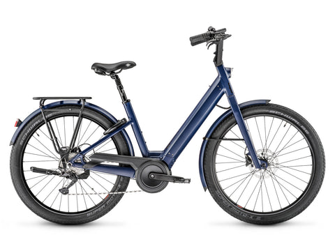 Moustache Lundi 27.3 Hybrid Electric Bike - Open Frame - Midnight Blue - 625Wh