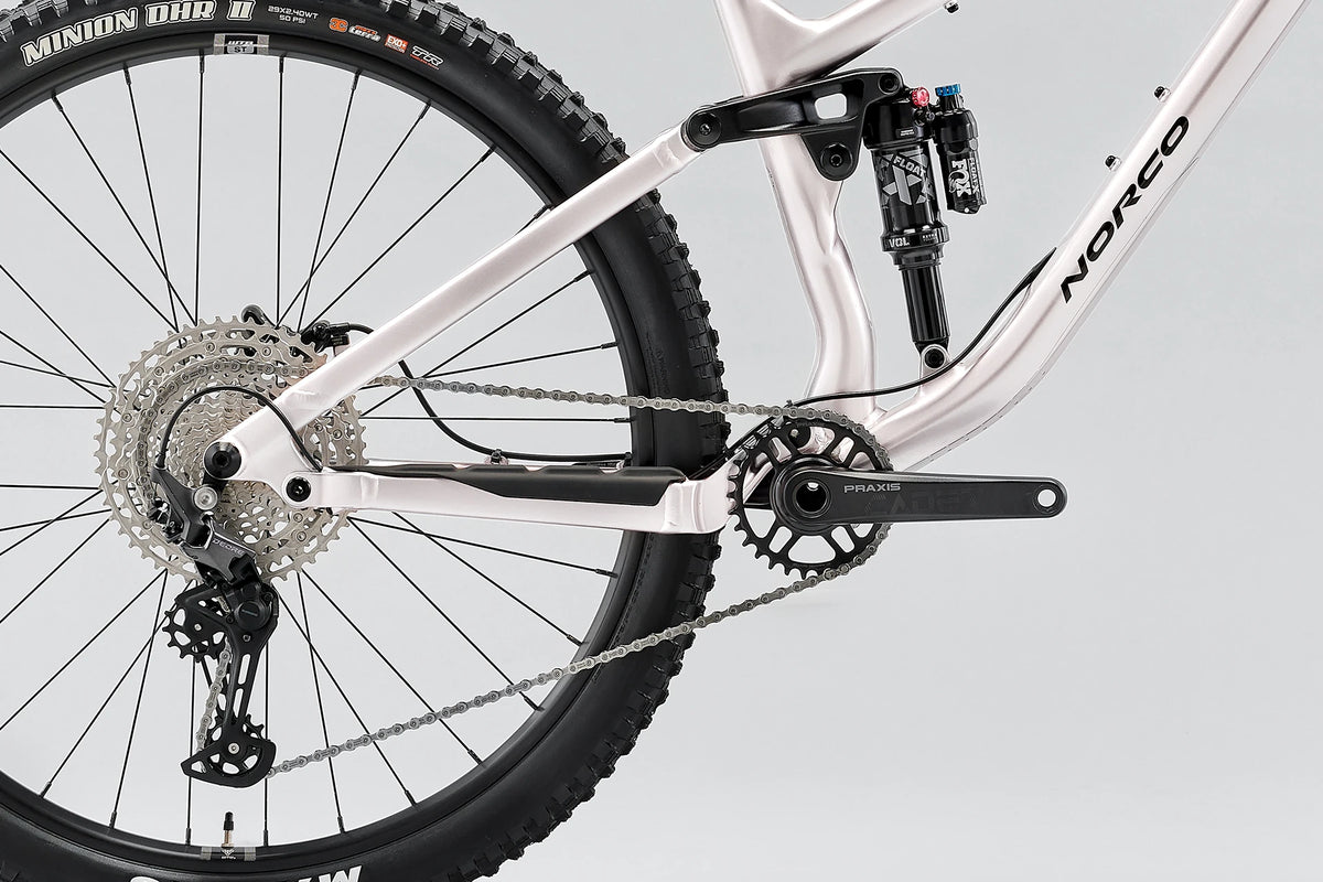 Norco Fluid Full Suspension Bike - A2 Deore Model - Silver