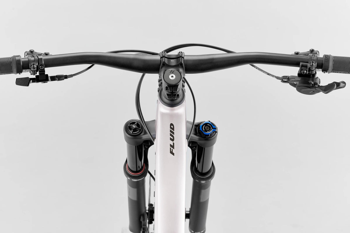 Norco Fluid Full Suspension Bike - A2 Deore Model - Silver