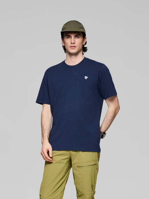 Norrona Cotton Viking Patch T-Shirt - Indigo Night