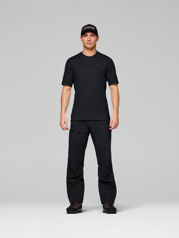 Norrona Falketind Equaliser Ull Long Short Sleeve Base Layer - Caviar Black