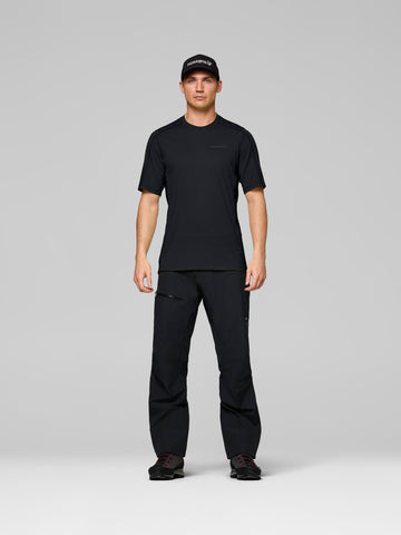 Norrona Falketind Equaliser Ull Long Short Sleeve Base Layer - Caviar Black
