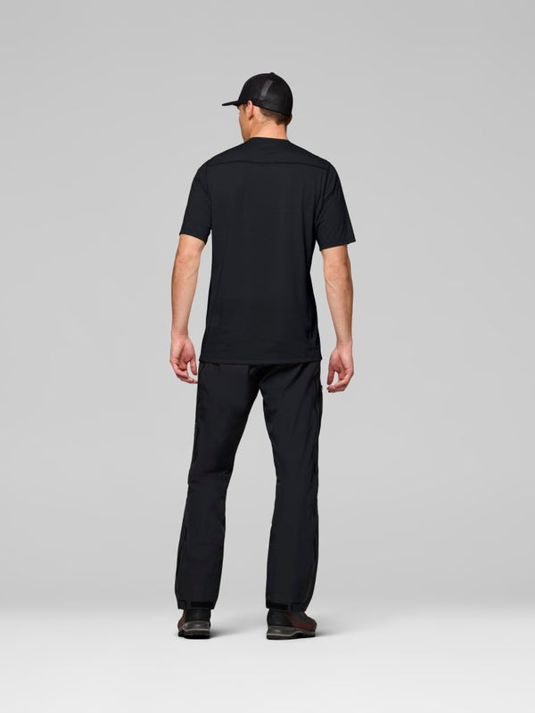 Norrona Falketind Equaliser Ull Long Short Sleeve Base Layer - Caviar Black
