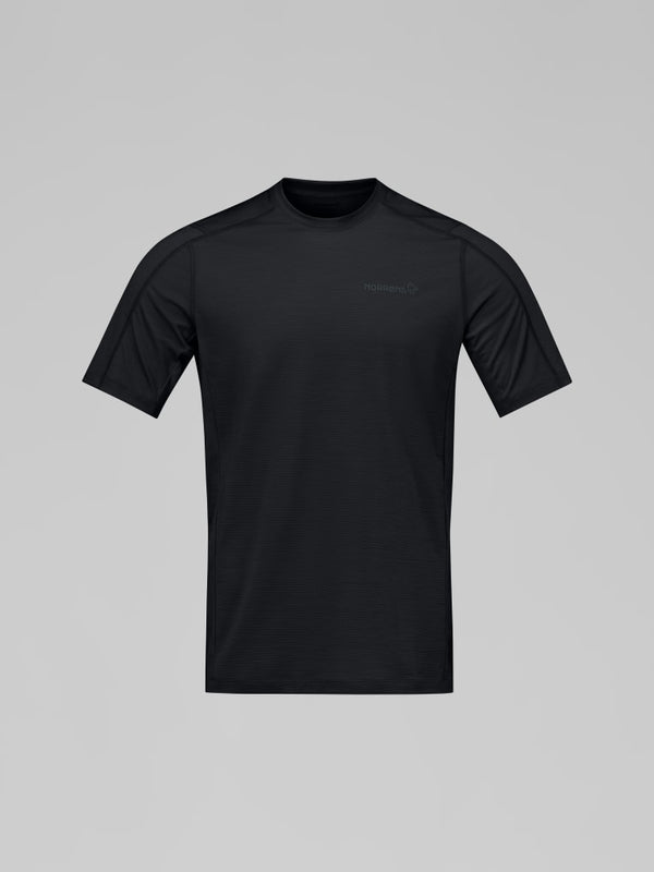 Norrona Falketind Equaliser Ull Long Short Sleeve Base Layer - Caviar Black