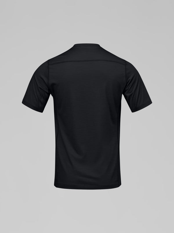 Norrona Falketind Equaliser Ull Long Short Sleeve Base Layer - Caviar Black