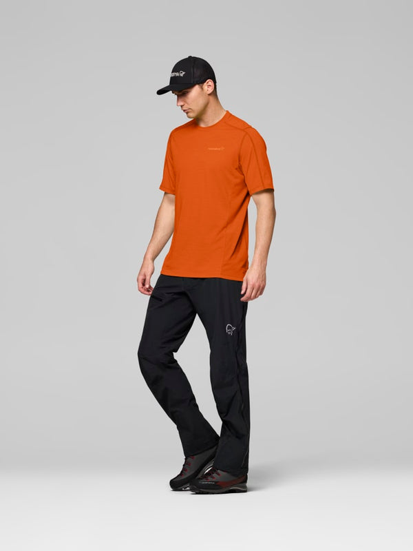 Norrona Falketind Equaliser Ull Short Sleeve Base Layer - Flame - BFS