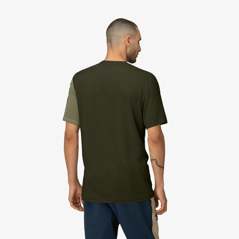 Norrona Falketind Equaliser Merino Tee - Olive Night - SALE