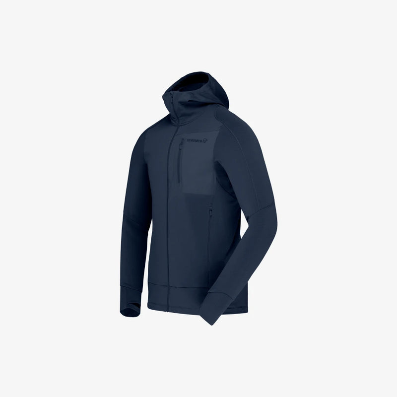 Norrona Falketind Power Grid Hood - Indigo Night Blue