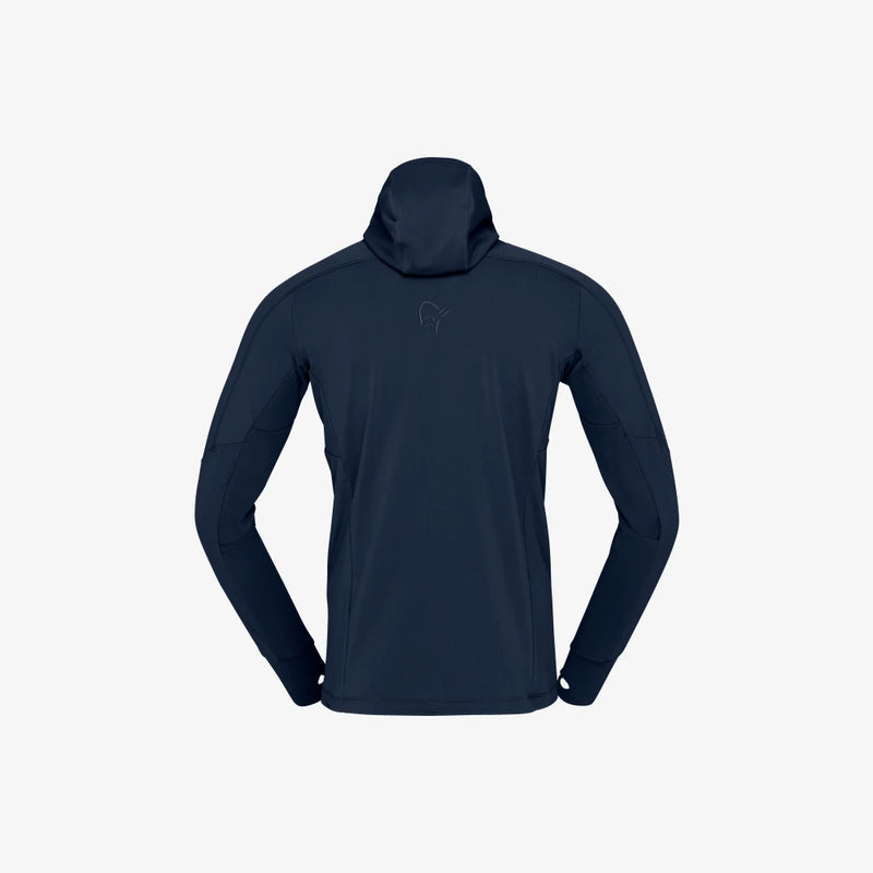 Norrona Falketind Power Grid Hood - Indigo Night Blue