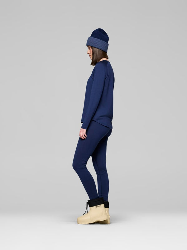Norrona Women Femund PureUll Long Sleeve Base Layer - Indigo Night - BFS