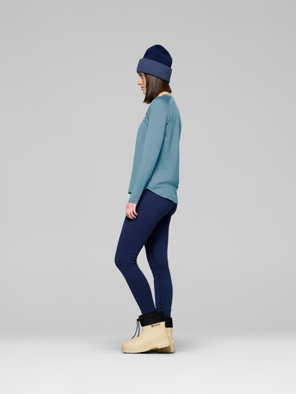 Norrona Women Femund PureUll Long Sleeve Base Layer - Trooper AW25