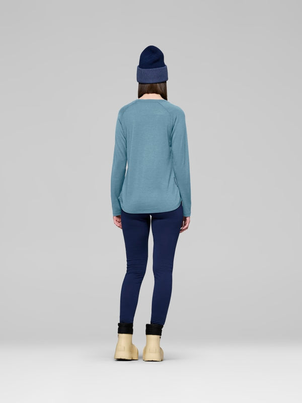 Norrona Women Femund PureUll Long Sleeve Base Layer - Trooper AW25