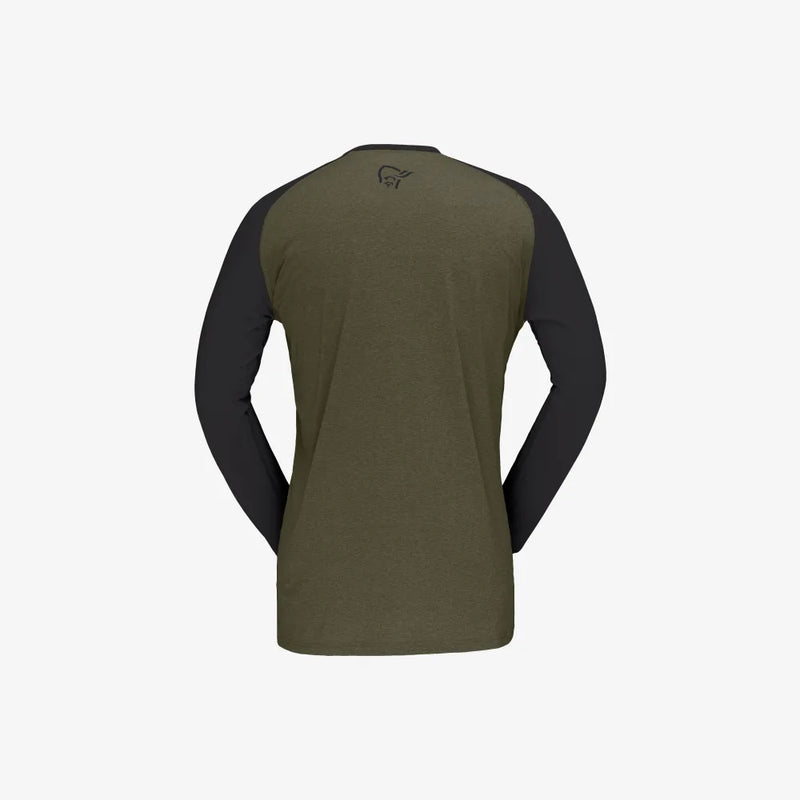 Norrona Fjora Equaliser Lightweight Long Sleeve - Olive Night - SALE