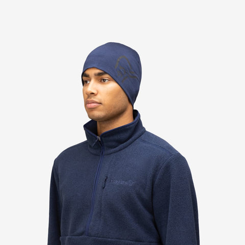 Norrona PureUll 180 Beanie - Indigo Night