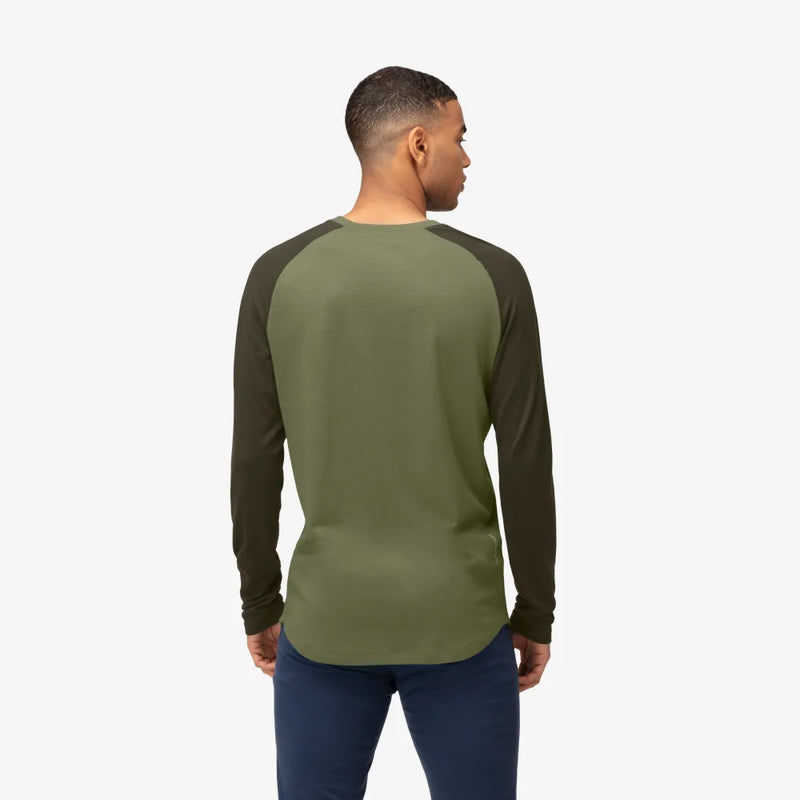 Norrona Femund PureUll Long Sleeve Base Layer - Loden Green - SS25