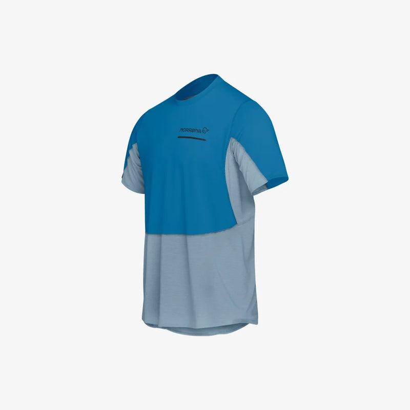 Norrona Senja Equaliser Lightweight T-Shirt - Mykonos Blue