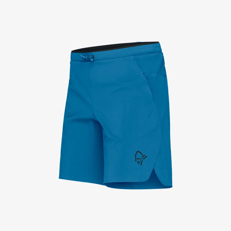 Norrona Senja Flex1 9 inch Running Shorts - Mykonos Blue