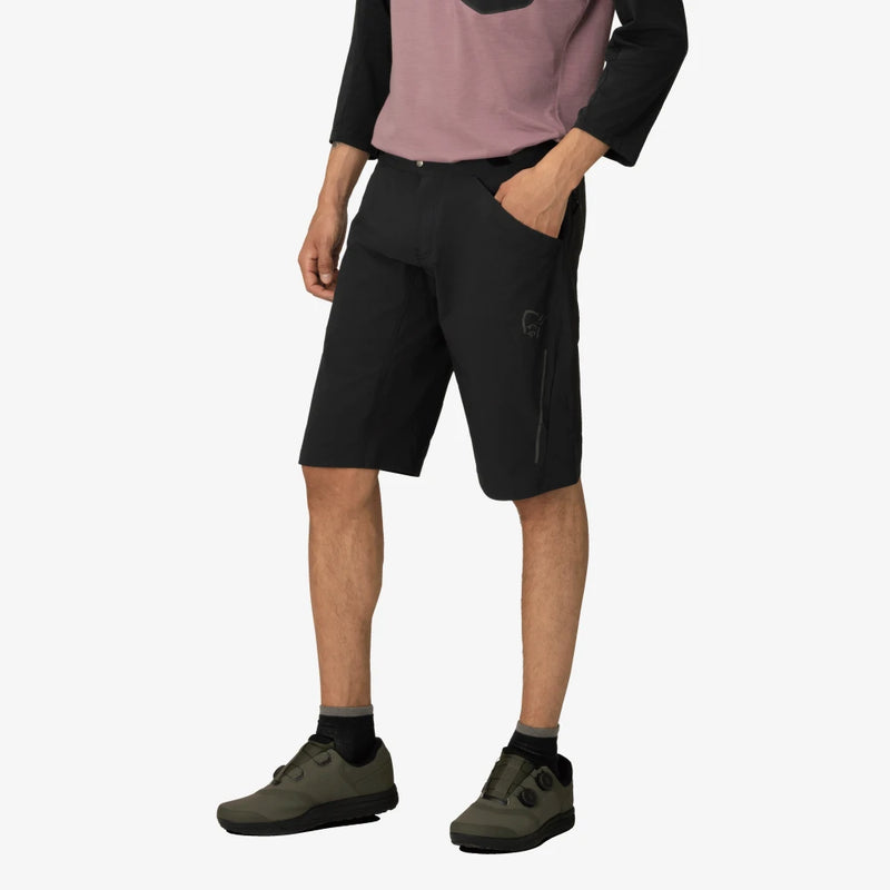 Norrona Skibotn Flex1 Short - Caviar Black - SS25