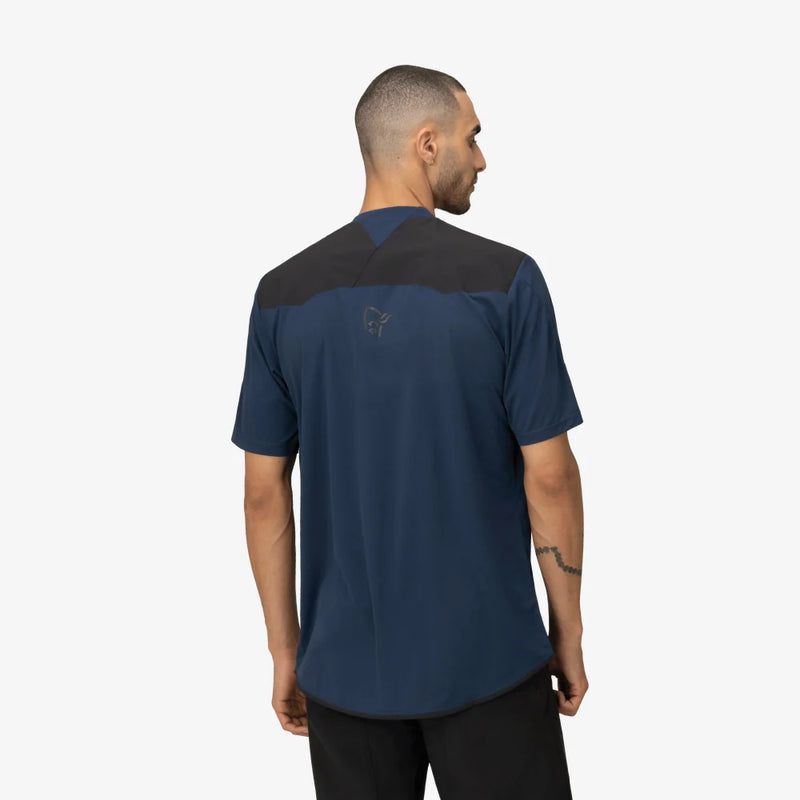 Norrona Skibotn Equaliser Tech Tee - Indigo Night Blue