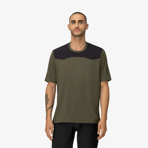 Norrona Skibotn Equaliser Tech Tee - Olive Night