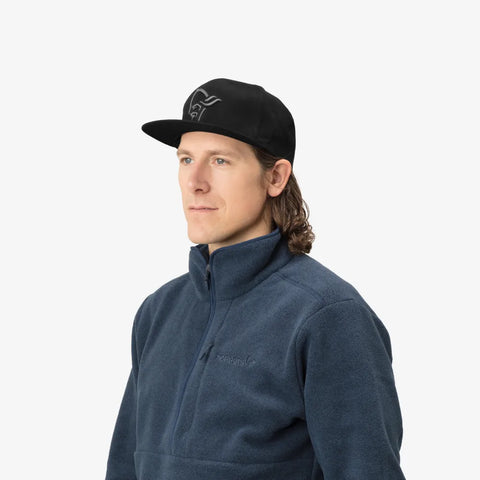 Norrona Snap Back Cap - Caviar