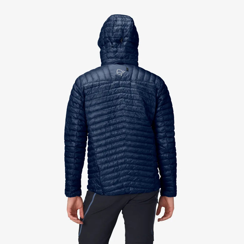 Norrona Trollveggen Superlight Down 800 Hood Jacket - Indigo Night SS25