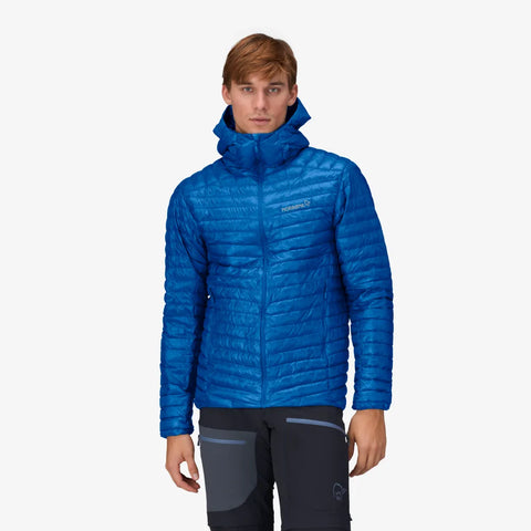Norrona Trollveggen Superlight Down 800 Hood Jacket - Skydiver SS25