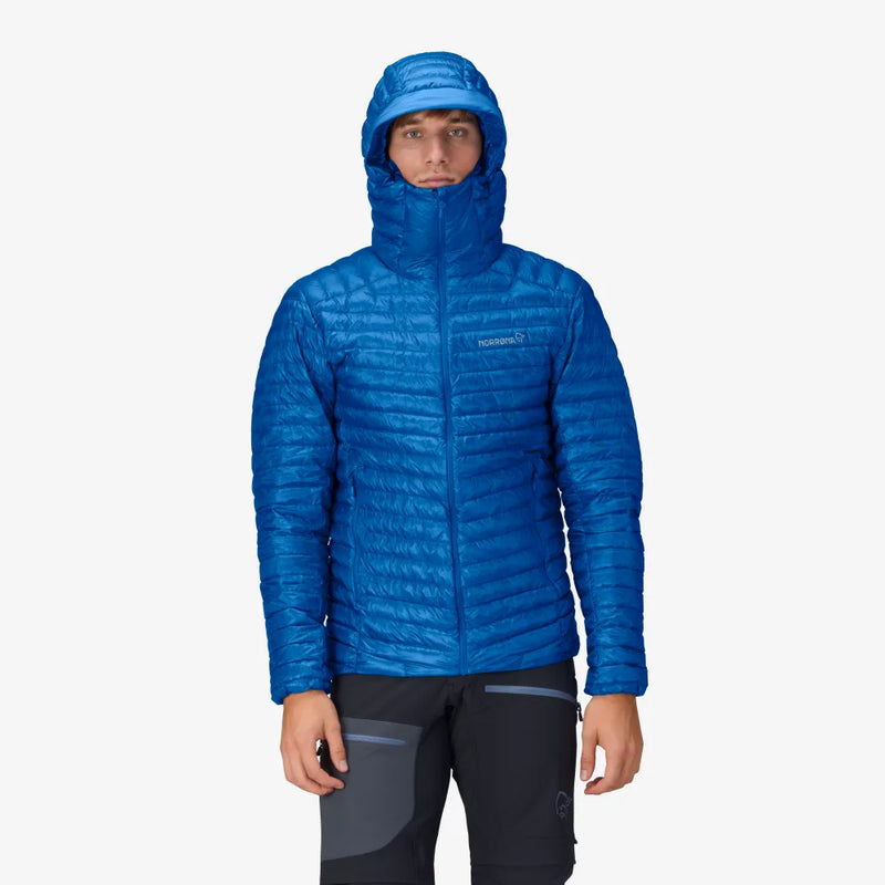 Norrona Trollveggen Superlight Down 800 Hood Jacket - Skydiver SS25