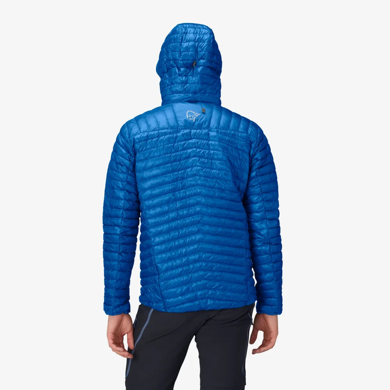 Norrona Trollveggen Superlight Down 800 Hood Jacket - Skydiver SS25