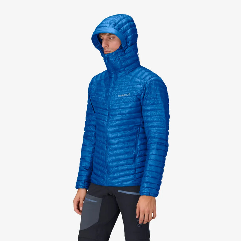 Norrona Trollveggen Superlight Down 800 Hood Jacket - Skydiver SS25