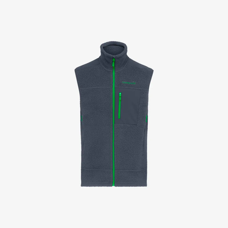 Norrona Trollveggen Thermal Pro Vest - Cool Black / Classic Green - SALE