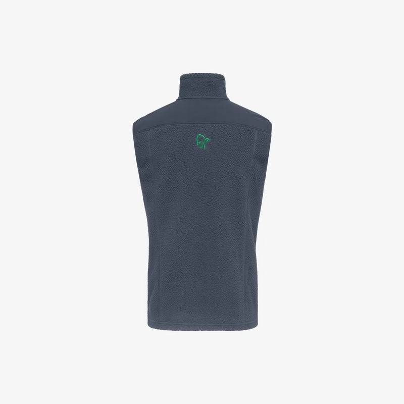 Norrona Trollveggen Thermal Pro Vest - Cool Black / Classic Green - SALE